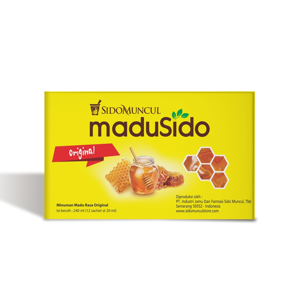 MADU SIDO ORIGINAL ISI 12 SACHET ORIGINAL TERMURAH SIDOMUNCUL MADUSIDO