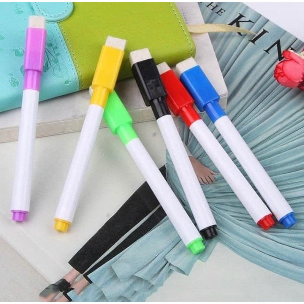 

Spidol Papan Tulis Putih Hitam Pembresih - Marker White / Wipe Clean / Black