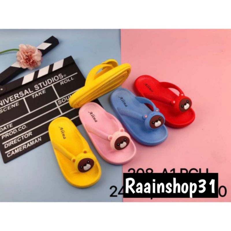 Sandal anak bear Sandal karet import anak model japit
