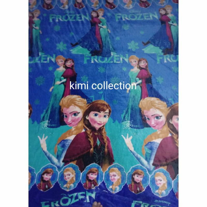 Selimut karakter frozen // selimut halus karakter frozen