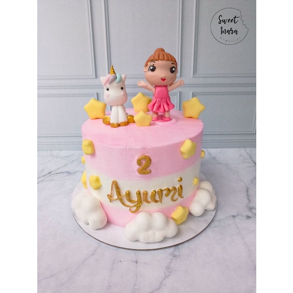 

KUE ULANG TAHUN UNICORN GIRL / UNICORN GIRL BIRTHDAY CAKE 16CM