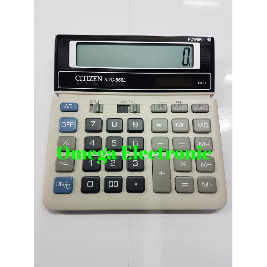 

ORIGINAL CITIZEN CALCULATOR SDC-868L - KALKULATOR DESKTOP MEJA KANTOR - CUCI GUDANG LHOOO