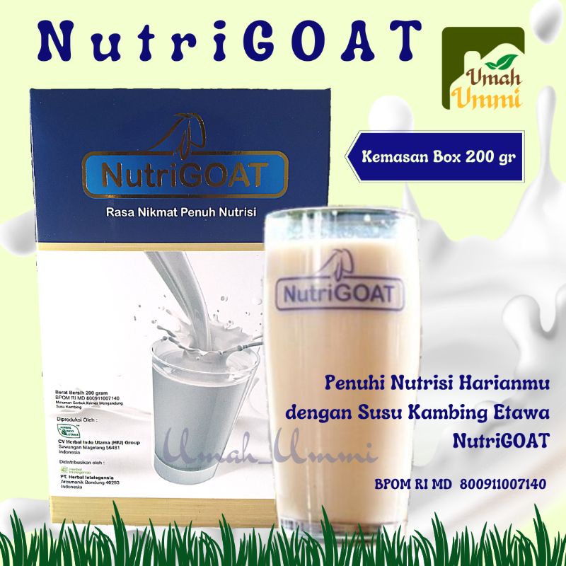 

NutriGOAT/NutriGOAT Box 200 gr/Susu Kambing Etawa