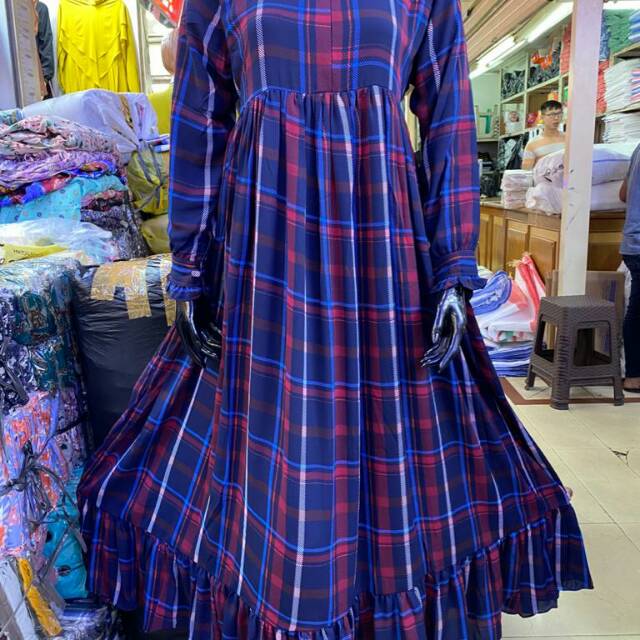 Gamis Motif Cantik Frilla | NKM