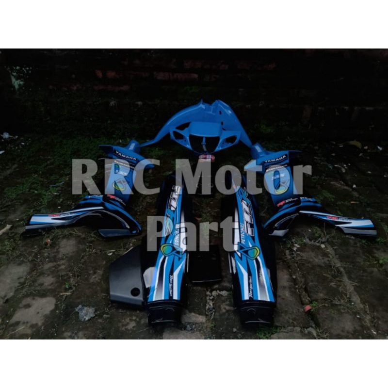FULL SETT COVER BODY HALUS FIZ R PETRONAS BIRU