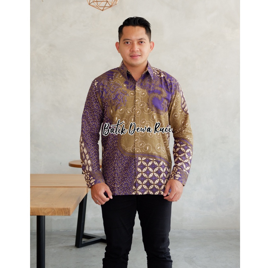 Kemeja Batik DAMAR WULAN Full Furing Size M-XXL High Quality