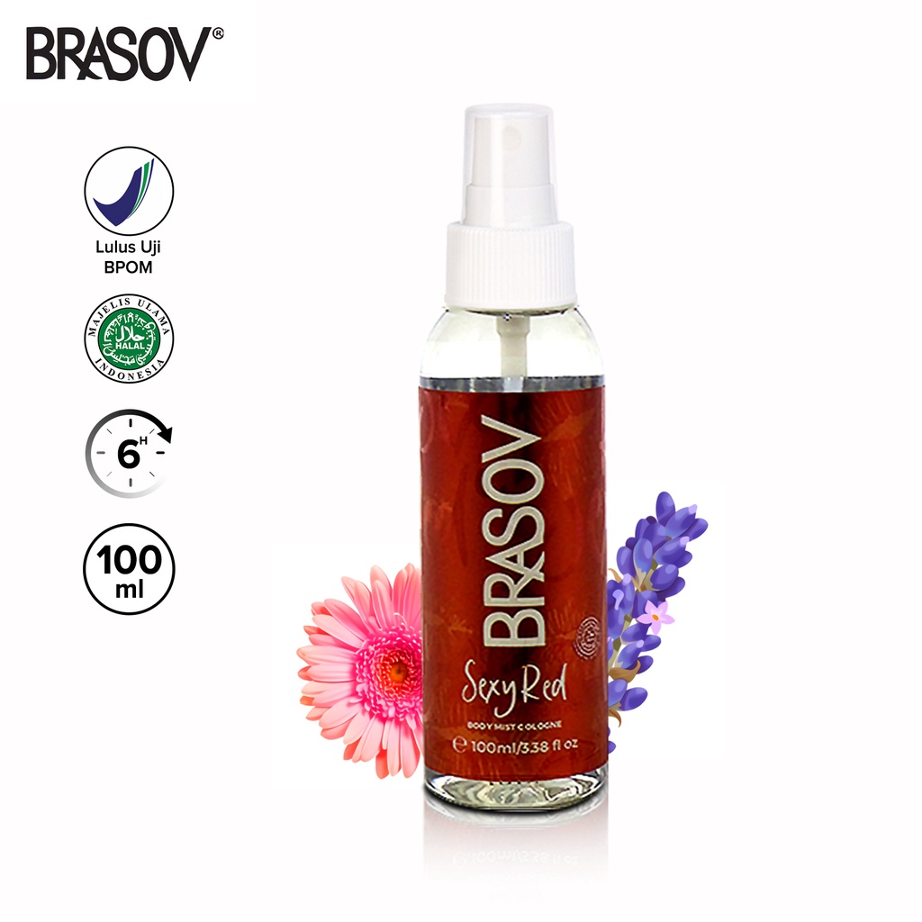 BRASOV Body Mist Cologne Original Halal BPOM 100ML