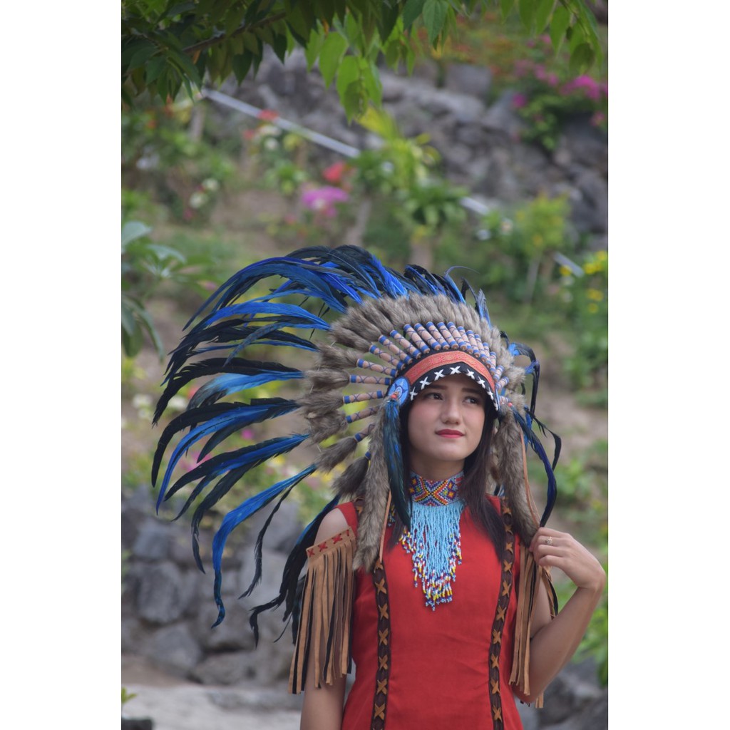 TOPI INDIAN - INDIAN HEADDRESS SMALL AYAM BILABONG