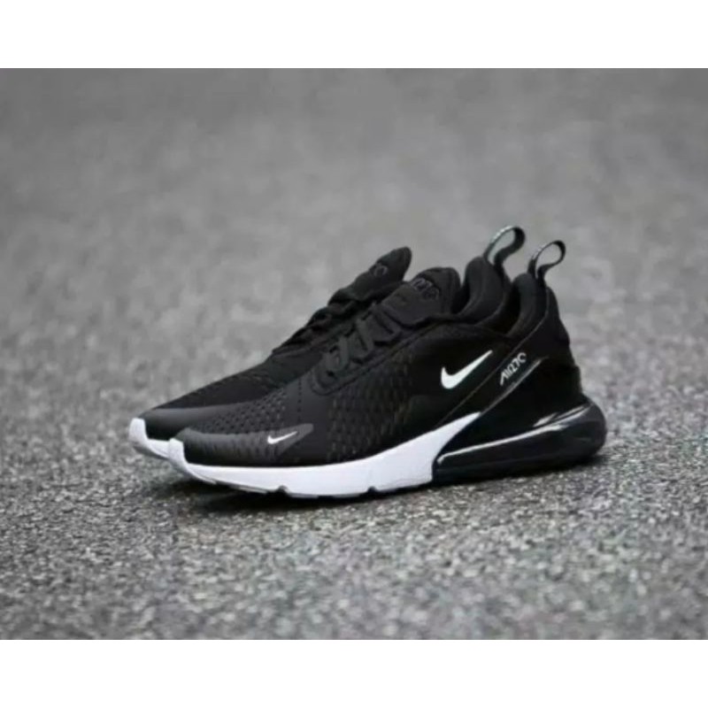 NIKE AIRMAX 270 MAN BLACK WHITE AND GOLD IMPORT PREMIUM QUALITY