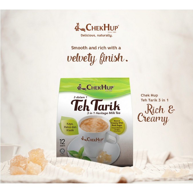 

Chek Hup 3 in 1 Teh Tarik Rich & Creamy