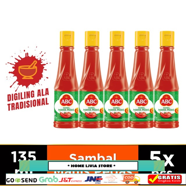 

ABC Sambal Manis Pedas 5 x 135 ml