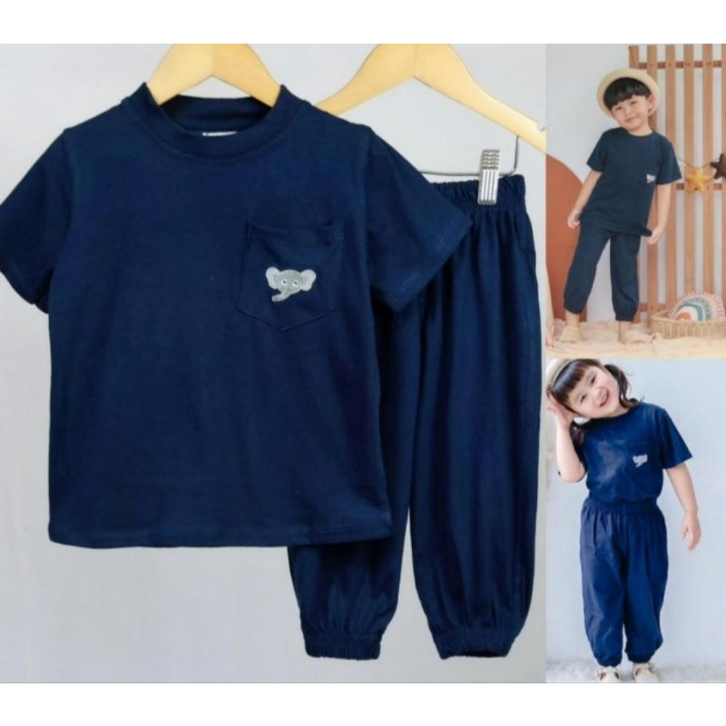 IL - SET JOJO UNISEX ANAK / SETELAN JOGGER ANAK - SETELAN ANAK SMILEE JOJO