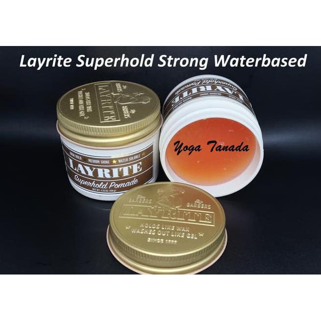 K39P Pomade Layrite Superhold Super Hold Heavy Waterbased (Free Sisir Saku) 08Z9