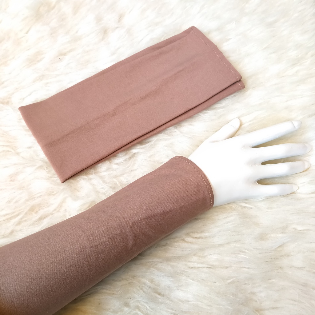 Manset tangan 30 cm sesiku bahan jersey-Milo