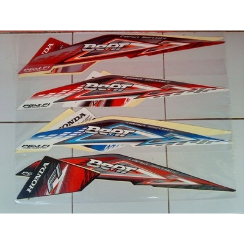 striping beat fi tahun 2014 merah