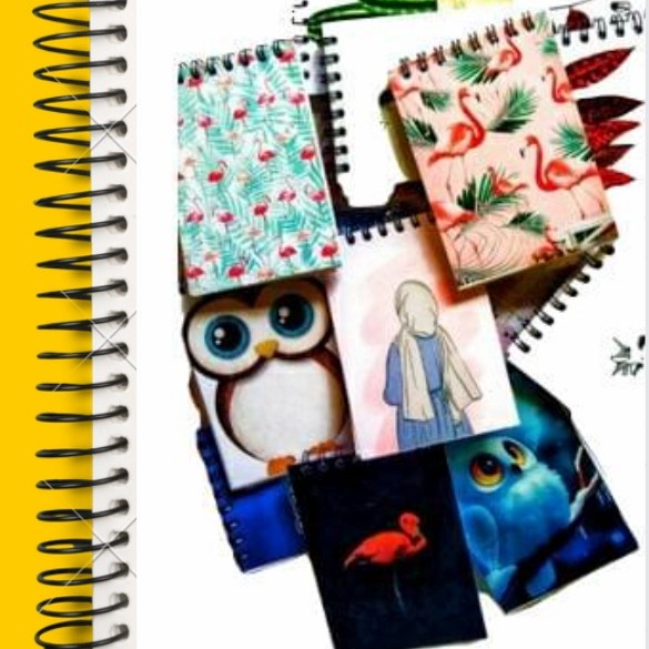 

notebook mini/memo cover lucu A7