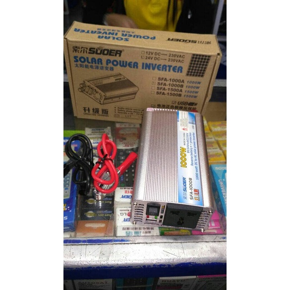 Solar Power Inverter Suoer Sfa (1000B) 1000Watt 24V