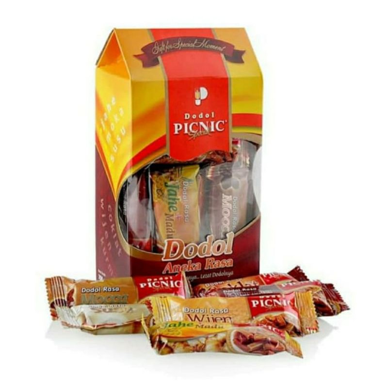 

Dodol Garut Picnic Aneka Rasa Special Gift 340 Gram