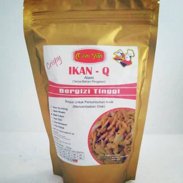 

Ikan Q / Pack / 100gr (Srinding / Wader / Layur / Ikan Asin / Kalapan / Teri)