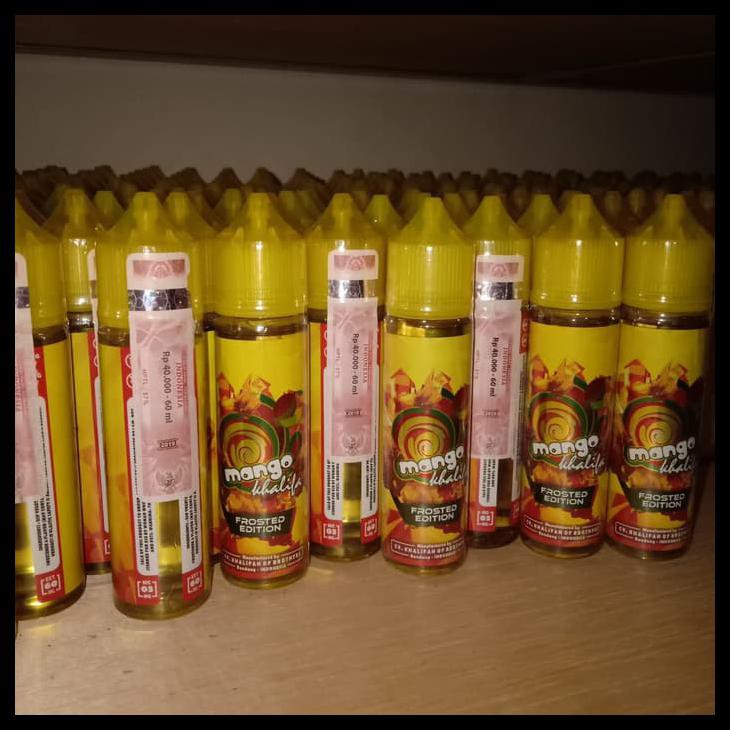 Jual Salt Nic Khalifa Frosted Mango 15ml 24mg Liquid Vape Pod Pods