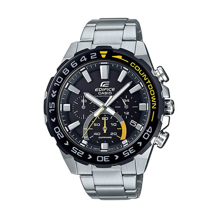 Casio Edifice EFS-S550DB-1AVUDF Chronograph Black Dial Stainless