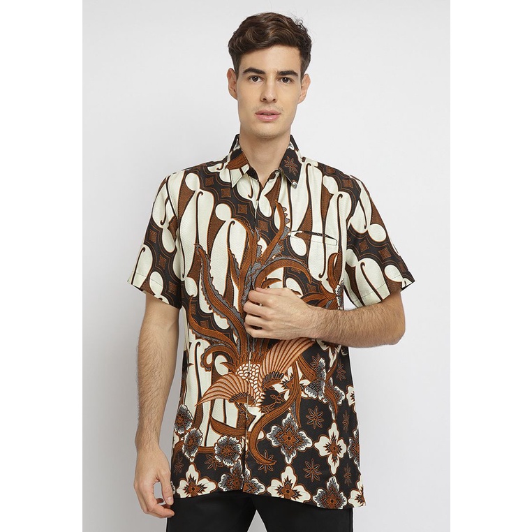 HASSENDA KEMEJA BATIK PRIA KAVINDRA - HBTKS25133