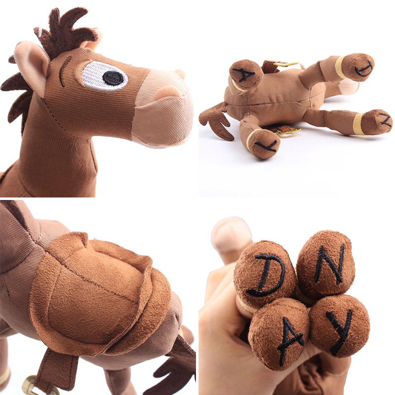 【Ready Stock】25cm Toy Story Soft Plush Stuffed Bullseye Woody Jessie Horse Cute Doll Kids Toy