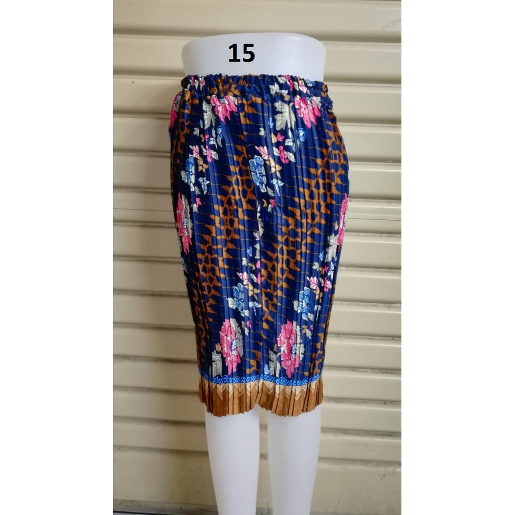 Rok Plisket Pendek / ROk span pendek / Bawahan Kebaya Pendek
