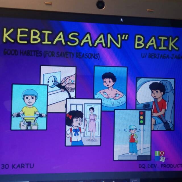 Kebiasaan baik.