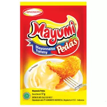 

Mayumi Mayonnaise Yummi Pedas Ajinomoto 100 gram