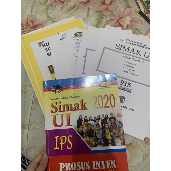 BUKU INTEN SIMAK UI 2020, BUKU SOAL SIMAK UI IPS, PERSIAPAN SIMAK UI 2023, SOAL SIMAK UI, PROSUS INT