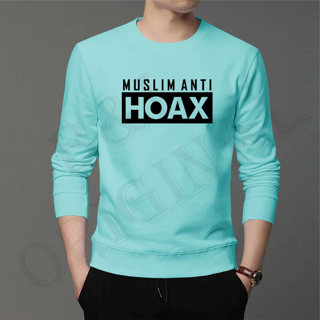 BS/COD/BAJU KAOS PRIA ANTI HOAX 2XL-3XL DISTRO//GOOD QUALITY