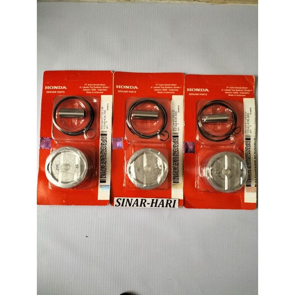 PISTON KIT HONDA ORIGINAL  VARIO 150 LED  O/S  STD O/S 0,75 O/S 1,00