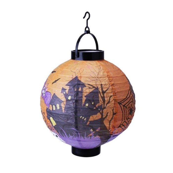 LT lentera lantern lampion halloween bentuk labu pumpkin rumah hantu