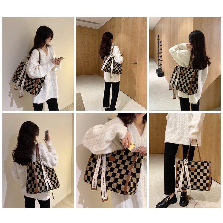 PX 540 Tote Bag Wanita Elegan - Tas Wanita Free Pita Cantik - Tote Bag Import Kualitas Premium