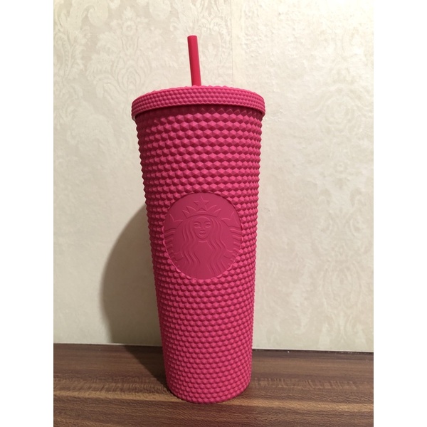 Tumbler Starbucks Studed Ruby Pink
