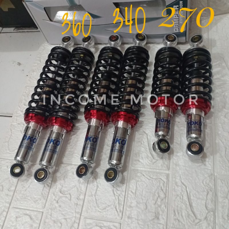 Shock bebek  non tabung yoko ukuran 270 - 320 - 340 - 360 - 280  mm