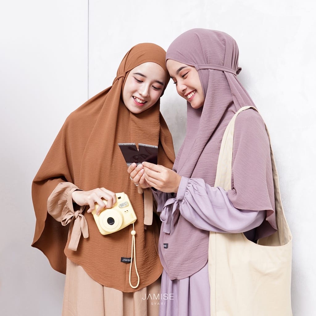 JILBAB BERGO CRINKLE NON PET | JILBAB INSTANT | crinkle premium | SERUT TALI | SYARI