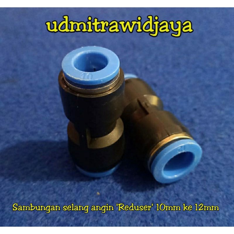 Fitting Reducer - XPG8-6(8mmx6mm) - Lurus Sambungan Selang “XCPC” sambungan selang angin 4mm 6mm 8mm 10mm 12mm reduser selang klakson telolet neple angin over selang selang pu angin hight pressure fitting phneumatic reduser 4mm ke 6mm spg 8-12 xpg xcpg