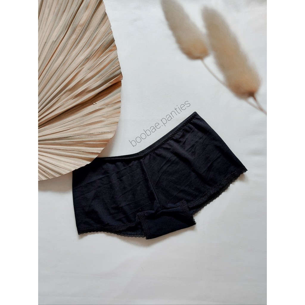 celana dalam boyshort Black