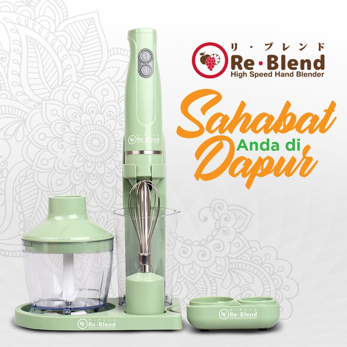 ReBlend RL-100 High Speed Hand Blender - Blender Tangan