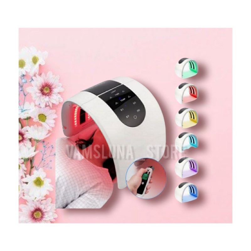 Alat Kecantikan PDT LIGHT MASK LED MASK 7 COLOR AQUA LIGHT