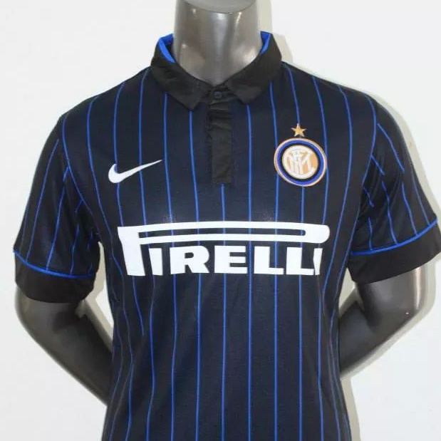 Jersey Grade Ori Kaos Baju Bola Inter milan Home 2014/2015 Official