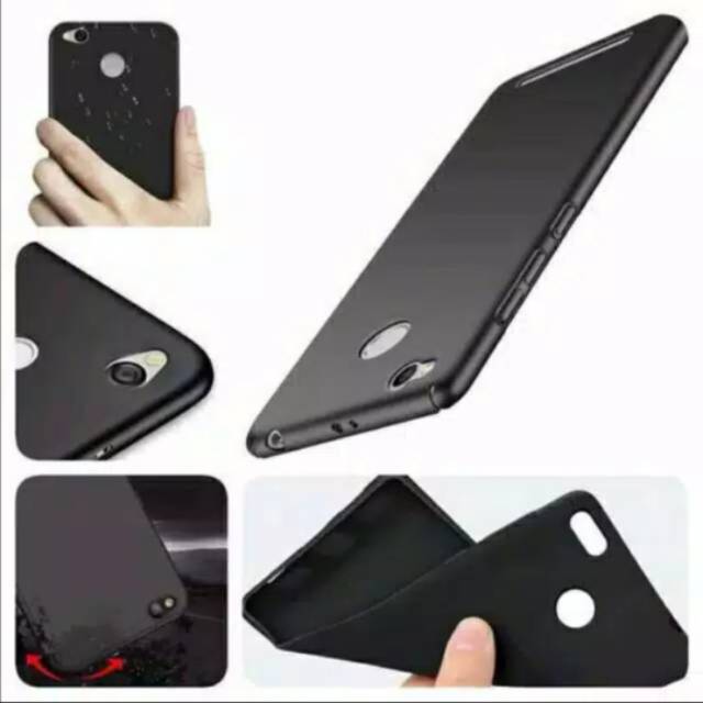 Softcase Black Matte REALME C2 A1K/C11/C12/C15/3/3 PRO/5/C3/5 PRO/6/6 PRO