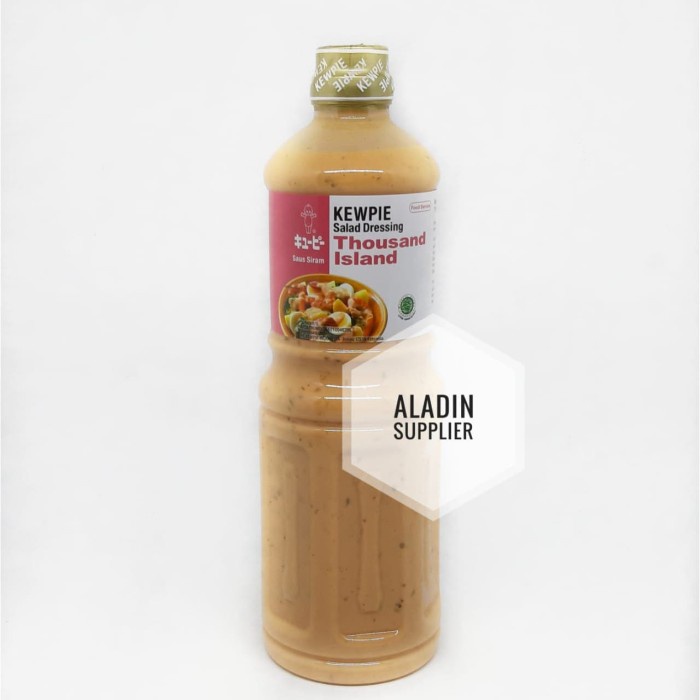 

SAUS-DRESSING- KEWPIE SALAD DRESSING THOUSAND ISLAND 1 LITER -SAUS-DRESSING.