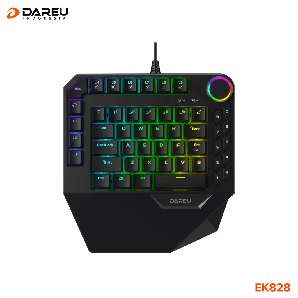 Dareu EK828 / Dareu EK-828 / Dareu EK 828 One Hand Keyboard Gaming