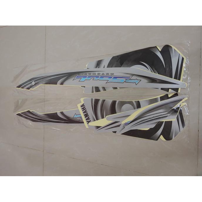 Stiker Bodi & Lis Body & Striping Mio Soul 2007 Silver Lesmo22 Berkualitas