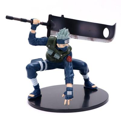 Mainan Action Figure Anime Naruto Hatake Kakashi Bahan PVC Ukuran 15cm Untuk Dekorasi Mobil