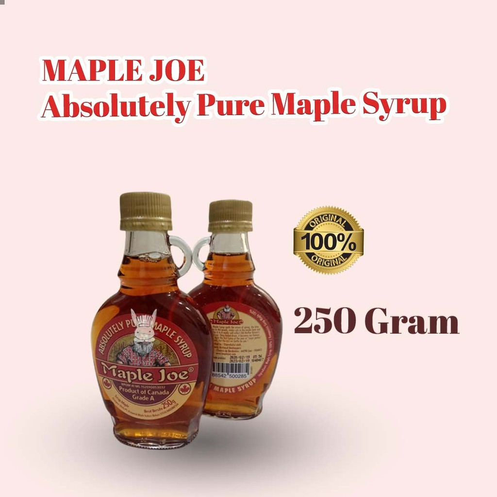 

MAPLE JOE ABSOLUTELY PURE MAPLE SYRUP 250gr