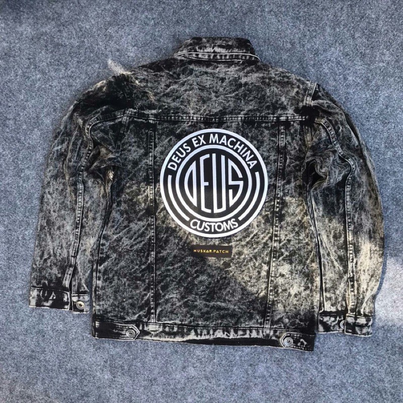 Backpatch / Emblem bordir Ukuran Besar Deus Ex Machina Custom Aksesoris Fashion